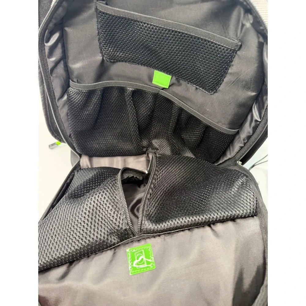 XBOX 360 Backpack Protective Backpack Travel Bag, Black Gray & Green
